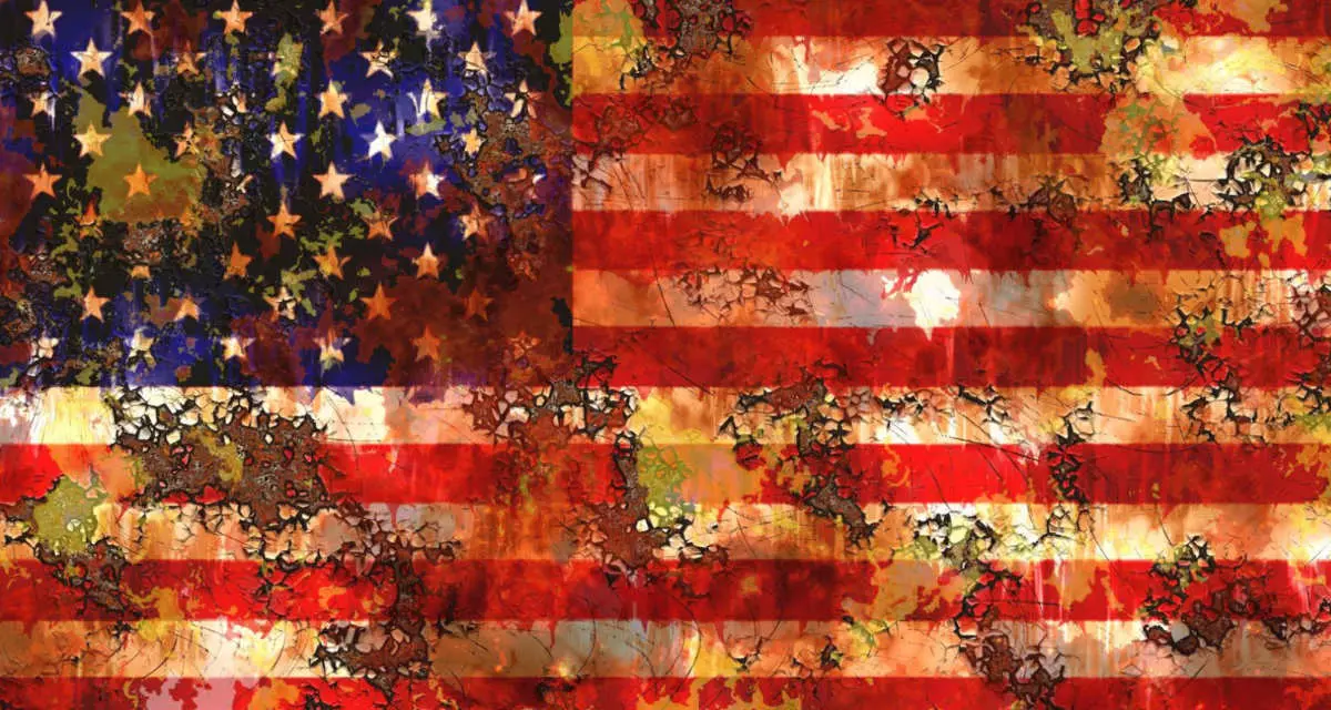 Amerikanische Flagge, Rostig | Quelle: Bild: Pixabay.com | Eden Moon