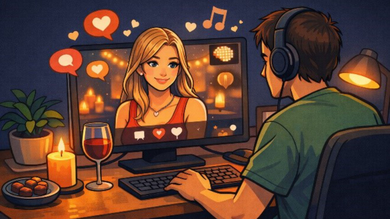 Verliebt in den Chatbot