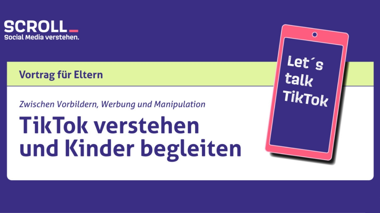 Vortrag TikTok für Eltern