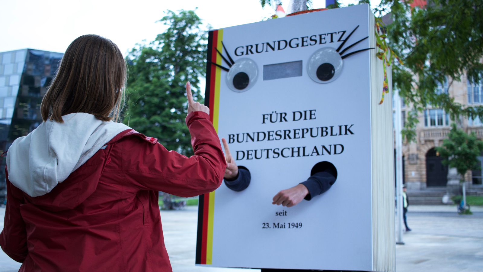 Verfassung im Gespräch / Quelle: LpB Freiburg, eigene Aufnahme. Verfassung im Gespräch